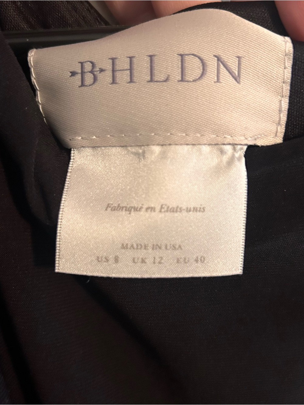 BHLDN Black Maxi Dress with Cape Sleeves - Picture 11 of 11